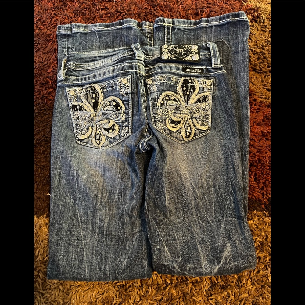 Girls size 10 Boot Cut Miss Me Jeans
